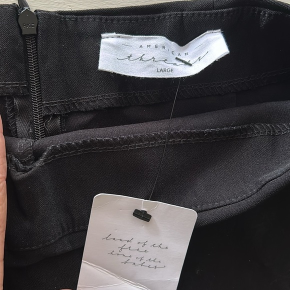 American Threads  Westwood nylon/rayon blend envelope skort shorts L (juniors) - Picture 4 of 12